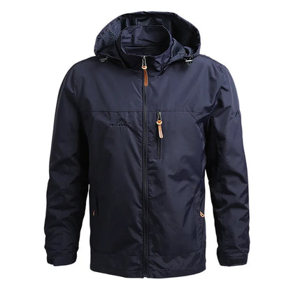 Chaqueta táctica cortavientos para hombre, impermeable, con capucha, para exteriores, deportiva, militar, talla europea, S-5XL, para escalada de campo, ropa fina