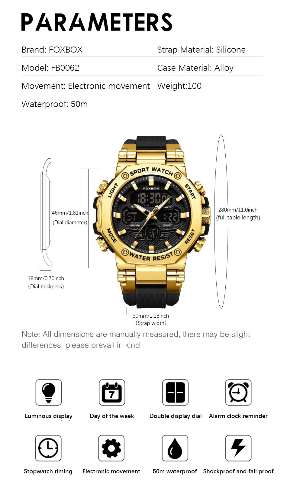 Relojes militares de lujo para hombre LIGE 2024, marca superior, resistentes al agua 5 bar, deportivos, de cuarzo con LED, para hombre, Relogio Masculino.