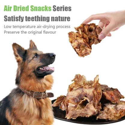 Nuevos snacks para perros, comida para limpiar los dientes, huesos, horneado a baja temperatura, crujientes, no dañan el estómago, baja humedad, alto contenido proteico, snacks para mascotas.