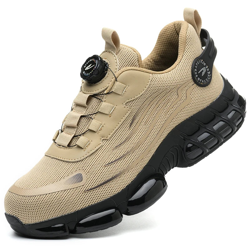 Work Safety Shoes Men Women Steel Toe Sneakers Air Cushion Indestructible Security Protection Safety Boots Size 47 48 Footwear