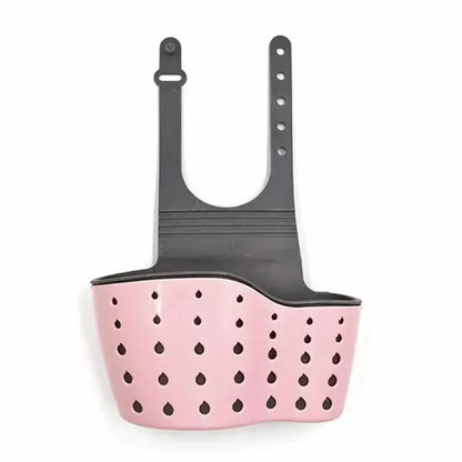 Cesta de drenaje para almacenamiento en el hogar, soporte para fregadero de cocina, estante ajustable para esponja y jabón, cesta de drenaje colgante, bolsa, accesorios de cocina
