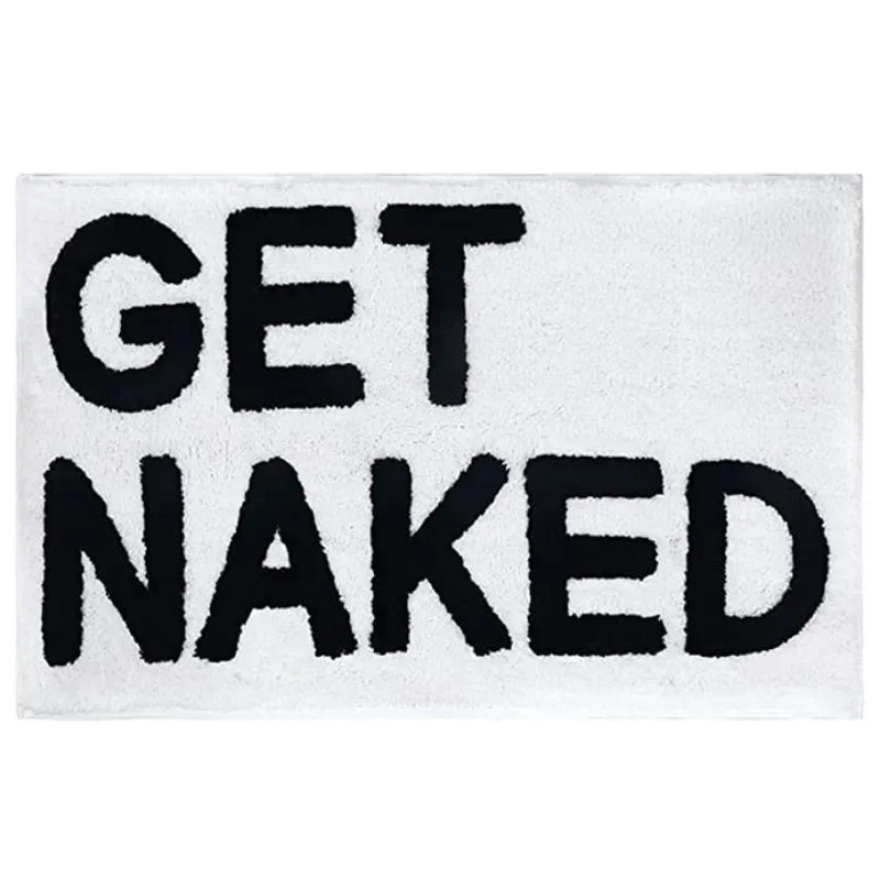 Consigue una alfombra de baño, una bonita alfombra para la bañera o una alfombra de baño para decorar apartamentos, una alfombra de ducha con mechones grises y blancos.