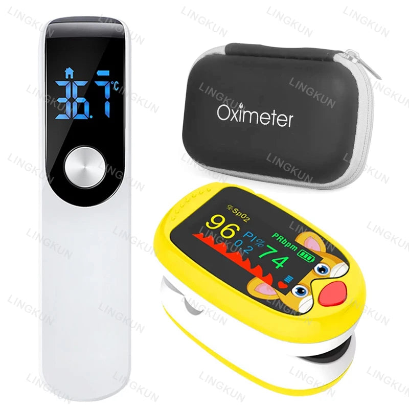 Oxímetro pediátrico USB, monitor de oxígeno en sangre de dedo para niños, oxímetro de pulso OLED, oxímetro digital para uso médico en el hogar.