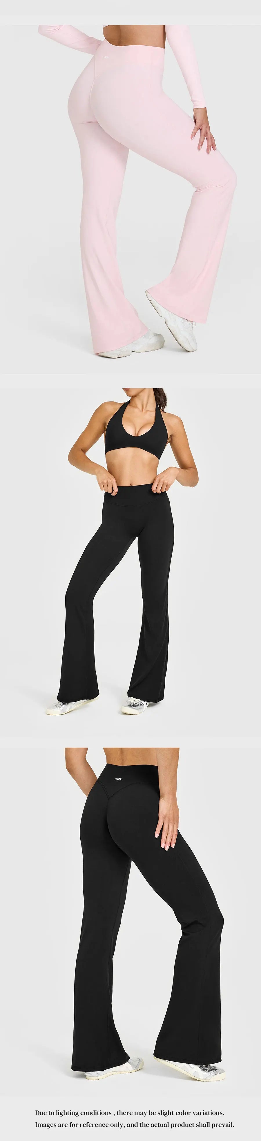 Pantalones deportivos de mujer Oner Active, leggings acampanados, pantalones de yoga de pierna ancha, ropa deportiva transpirable, pantalones casuales versátiles.