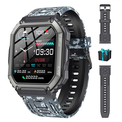 Reloj inteligente FOXBOX con seguimiento deportivo para Xiaomi, Android, GPS, militar, Bluetooth, llamadas, resistente al agua, para exteriores, 2024