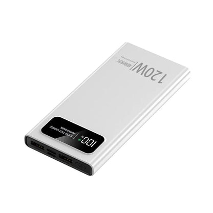 Banco de energía Xiaomi de 500.000 mAh y 120 W con carga ultrarrápida y pantalla digital de alta capacidad para iPhone, Samsung y Huawei.