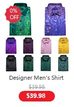 Camisas clásicas negras estampadas y bordadas para hombre, solapa de seda, manga larga, corte formal exquisito, ideales para eventos de negocios y fiestas. Barry.Wang CY-0407