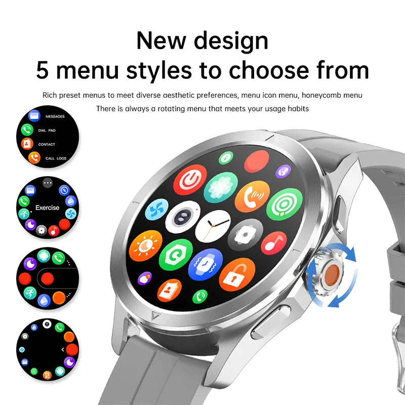 Reloj inteligente deportivo XIAOMI S4 Ultra con GPS para hombre, pantalla AMOLED HD, Bluetooth, llamadas, NFC, control del ritmo cardíaco, resistente al agua hasta 5 ATM