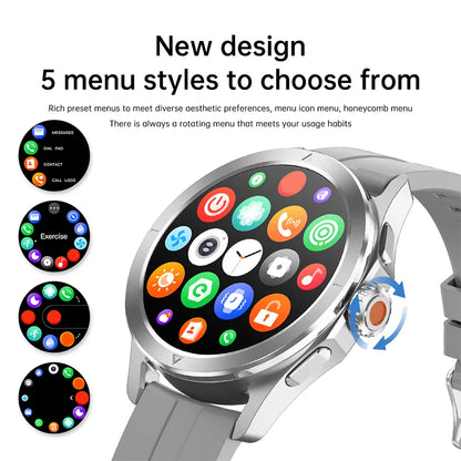 Reloj inteligente deportivo XIAOMI S4 Ultra con GPS para hombre, pantalla AMOLED HD, Bluetooth, llamadas, NFC, control del ritmo cardíaco, resistente al agua hasta 5 ATM