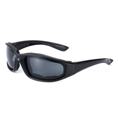 Gafas de protección UV para exteriores, acolchadas, anti-UV, unisex, deportivas, para motociclistas y aventureros.