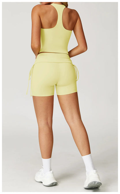 Conjunto de chándal de yoga para mujer, 2 piezas, ropa deportiva para entrenamiento, fitness, gimnasio, leggings de cintura alta, sujetador deportivo, ropa deportiva