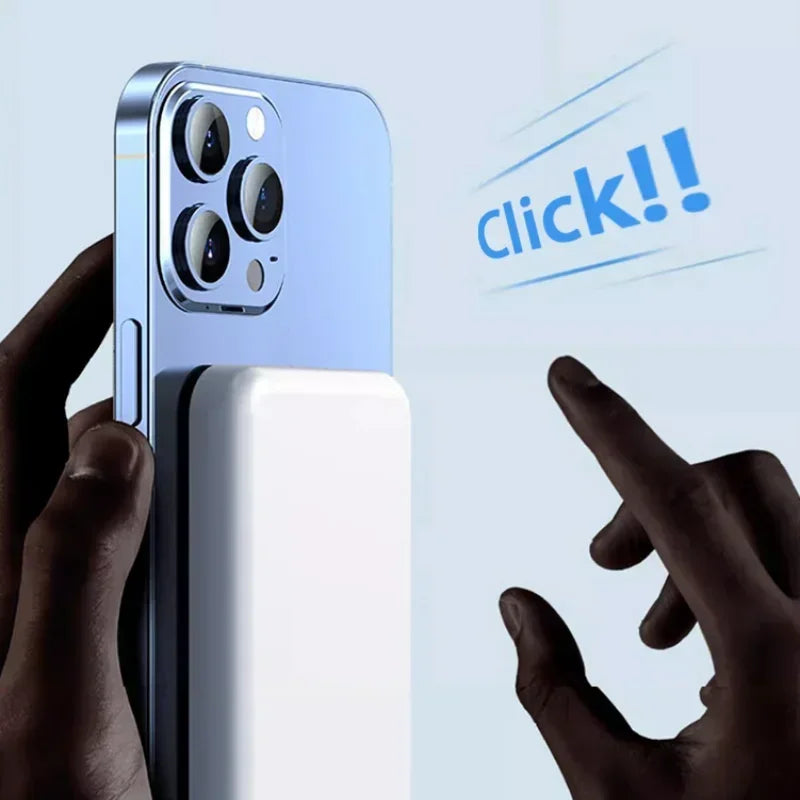 Banco de energía magnético portátil Xiaomi de 500000 mAh con cargador rápido inalámbrico de 25 W, gran capacidad, compatible con Magsafe para iPhone y Huawei.