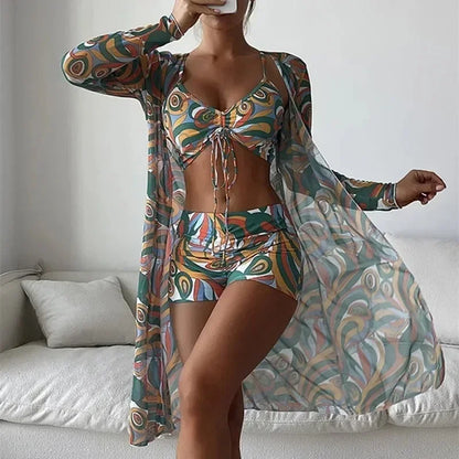 Trajes de baño sexys separados 2024, tankini, ropa de baño femenina, ropa de playa deportiva, trajes de baño de dos piezas, traje de baño de piscina para niñas y mujeres.