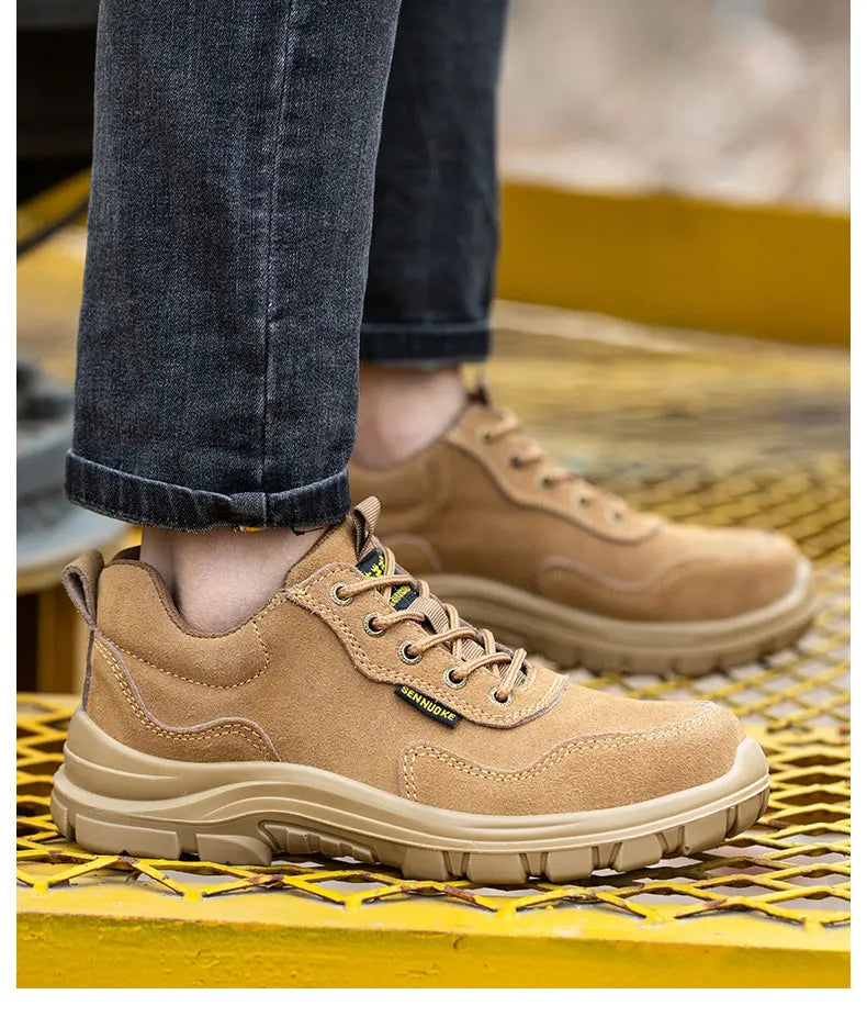 Safety Shoes Man for Work Man's Safety Working Shoes Working Lightweight Work Wear   Industrial Security-Protection