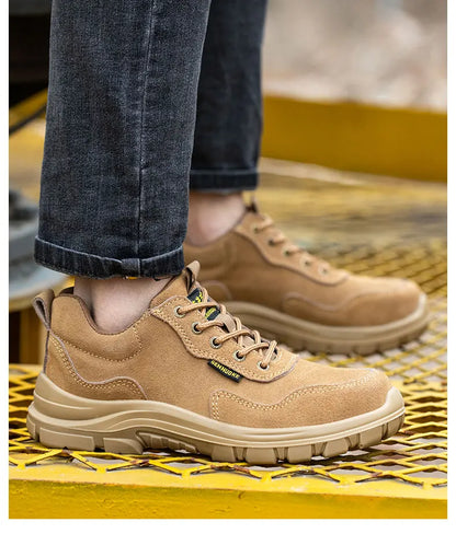Safety Shoes Man for Work Man's Safety Working Shoes Working Lightweight Work Wear   Industrial Security-Protection