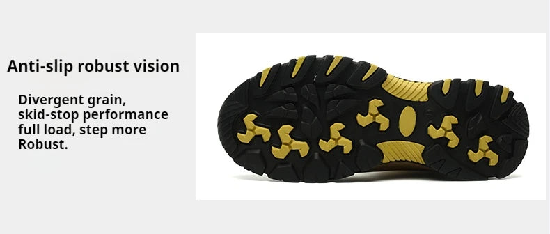 Botas de seguridad para hombre, con punta de acero, antiperforación, anticaídas, indestructibles, antideslizantes, impermeables