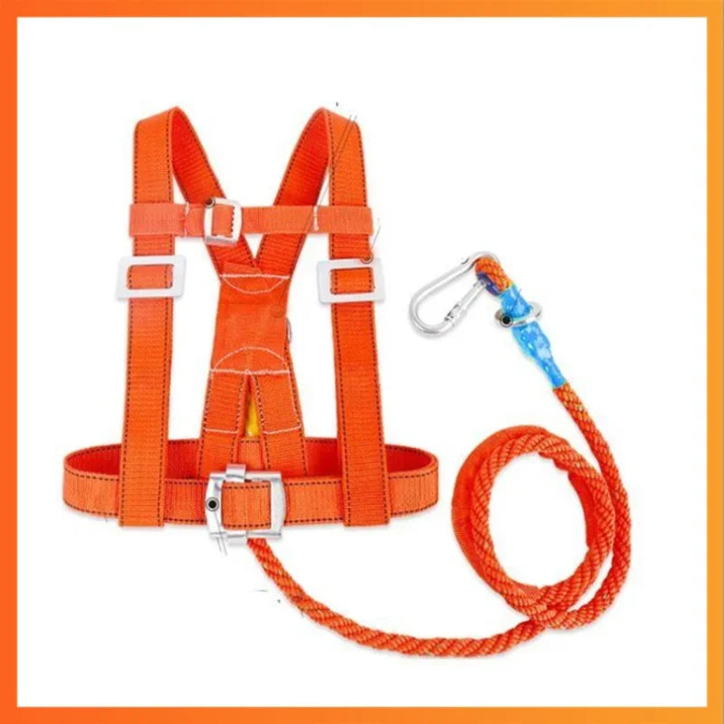 Cinturón de seguridad ajustable para trabajos aéreos, limpieza de paredes externas, rescate, cuerda de seguridad, arnés de seguridad para escalada al aire libre.