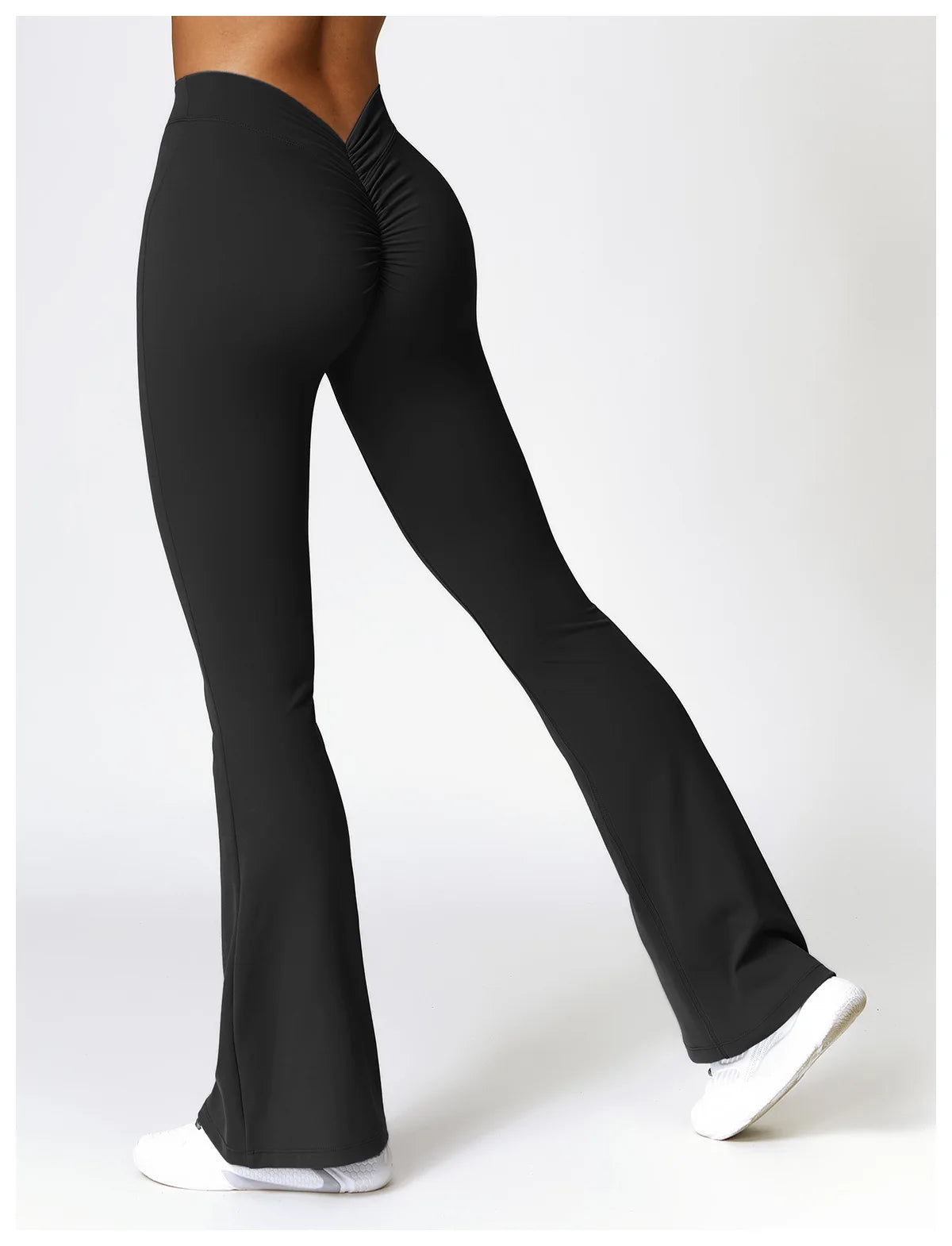 Pantalones de yoga de cintura alta y pernera acampanada para mujer, pantalones de pierna ancha para mujer, pantalones deportivos para gimnasio, entrenamiento físico, pantalones acampanados para baile latino.