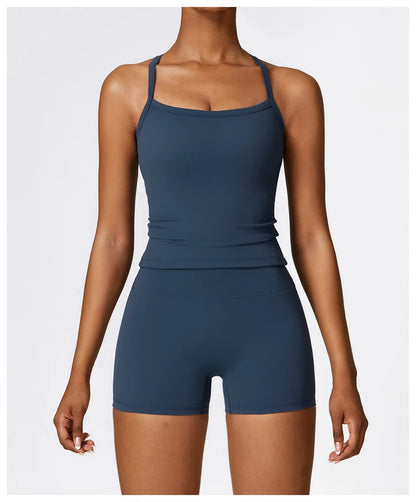 2PCS Seamless Yoga Set Women Workout Set Sportswear Gym Clothing Fitness Long Sleeve Crop Top High Waist Leggings Sports Suits