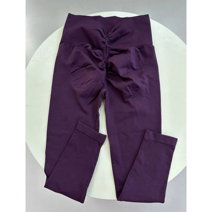 Pantalones de yoga de alta gama para mujer, mallas deportivas de alta elasticidad, pantalones deportivos push-up, mallas para correr, mallas transpirables para gimnasio.