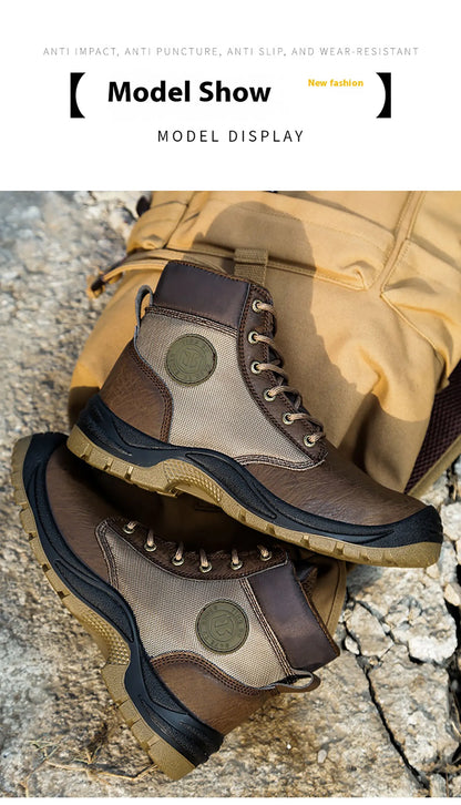 Los zapatos de seguridad para hombre son zapatos de trabajo resistentes a impactos, perforaciones, antiestáticos, antideslizantes, resistentes al desgaste y a las salpicaduras.