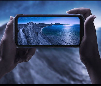 Teléfono móvil resistente HOTWAV Hyper 7 Pro 5G con cámara de 200 MP, Android 14, pantalla FHD+ de 6,6" a 120 Hz, 36 GB (16+20) de almacenamiento interno, 256 GB de almacenamiento externo, batería de 10800 mAh y carga rápida de 33 W.