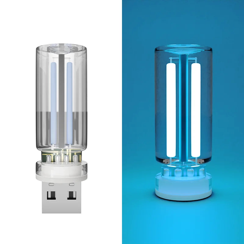 Luz de ambiente para coche, luz nocturna USB, atenuación táctil, lámpara LED de filamento incandescente, bombilla, iluminación de emergencia, lámpara ambiental Plug &amp; Play.