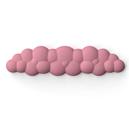 Alfombrilla de ratón con reposamuñecas para teclado, nube, antideslizante, espuma viscoelástica, para escritorio, oficina, gamer, ratón, reposamuñecas