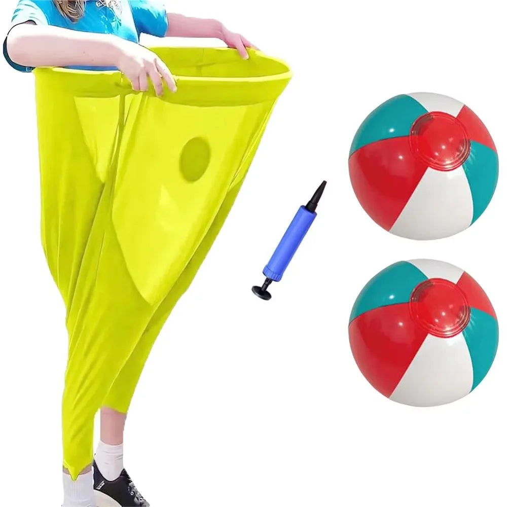 Juego de patio con pantalones de abuela creativos, divertido juego de lanzamiento al aire libre, suave, transpirable, divertido juego de fiesta, actividad grupal