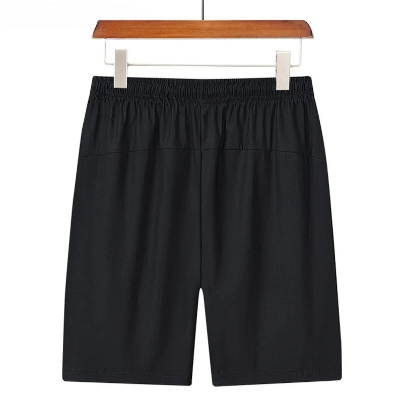 Pantalones cortos deportivos de verano para hombre, ropa deportiva moderna, pantalones cortos para correr, pantalones casuales, pantalones cortos para gimnasio, entrenamiento físico, pantalones cortos para correr, hombres, negro y gris