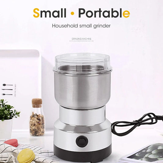Mini molinillo eléctrico doméstico de 300 ml, pulverizador ultrafino para alimentos para bebés, molinillo de café, molinillo de especias y pimienta, molinillo de granos con 2 o 4 cuchillas.