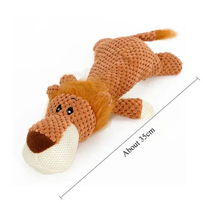Juguetes para perros grandes, lindos juguetes de peluche con chirrido, de vellón, duraderos, para masticar, lindos juguetes blandos, juguetes molares para mascotas, accesorios para perros.