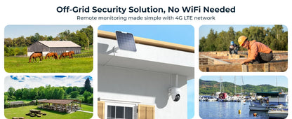 Cámara de seguridad celular REOLINK 4K, SIM 3G/4G LTE, alimentación solar, visión nocturna a color, almacenamiento local/en la nube, cámara exterior con batería