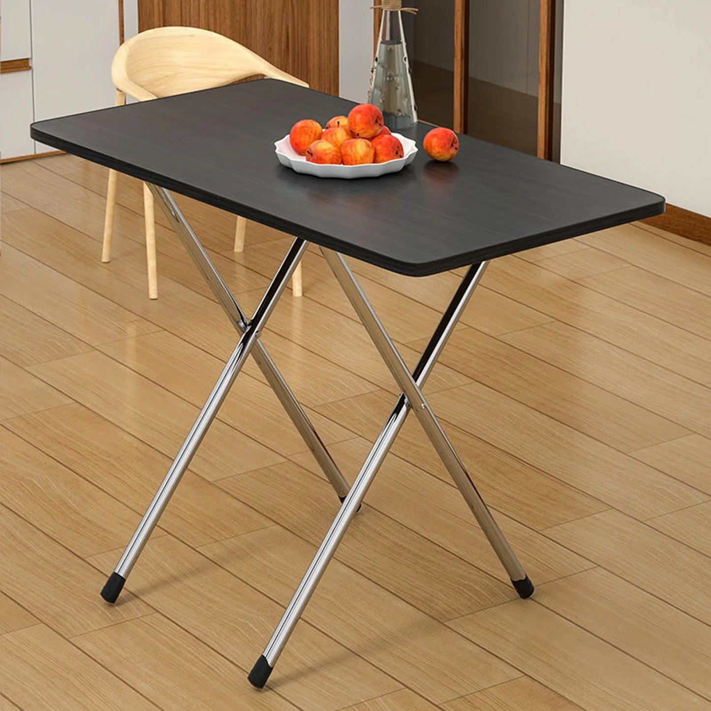 Mesa de jardín portátil, plegable, de madera, para el té de la tarde, ultraligera, para Navidad, camping, barbacoa, picnic.