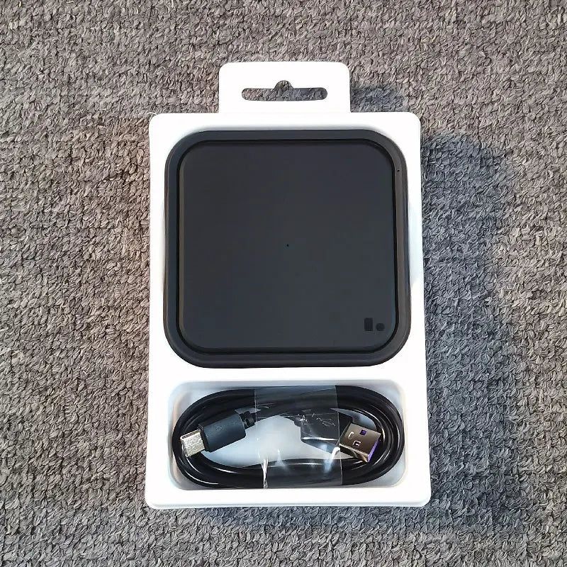 Base de carga inalámbrica rápida Samsung de 15 W para Galaxy S20 S21 S22 S23 S24 S8 S9 S10 Plus Note 20 Ultra 9 8 Z Flip Fold 6 5 4 3 2