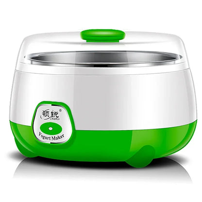 Mini yogurtera eléctrica de 1 l, automática, multifuncional, 220 V, para el hogar, máquina para fermentar yogur y natto.