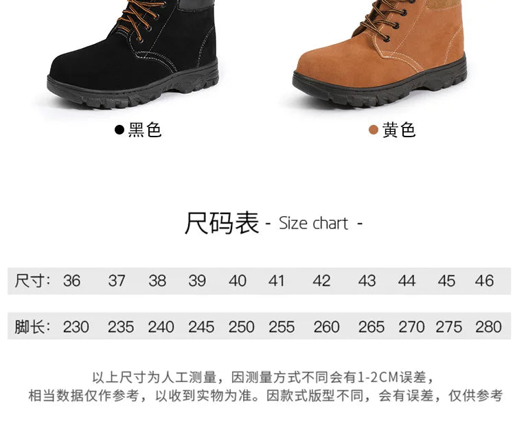 Snow Boots Men's Winter Fur Integrated Men's Shoes Fleece Thickened Warm Labor Insurance Shoes