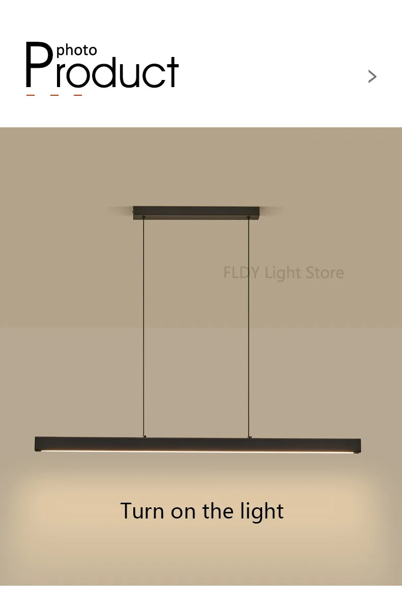 Lámpara de araña para comedor, lámpara nórdica moderna para mesa de comedor, lámpara de bar, luces para restaurante, luces de cocina, lámparas LED de tira para oficina.