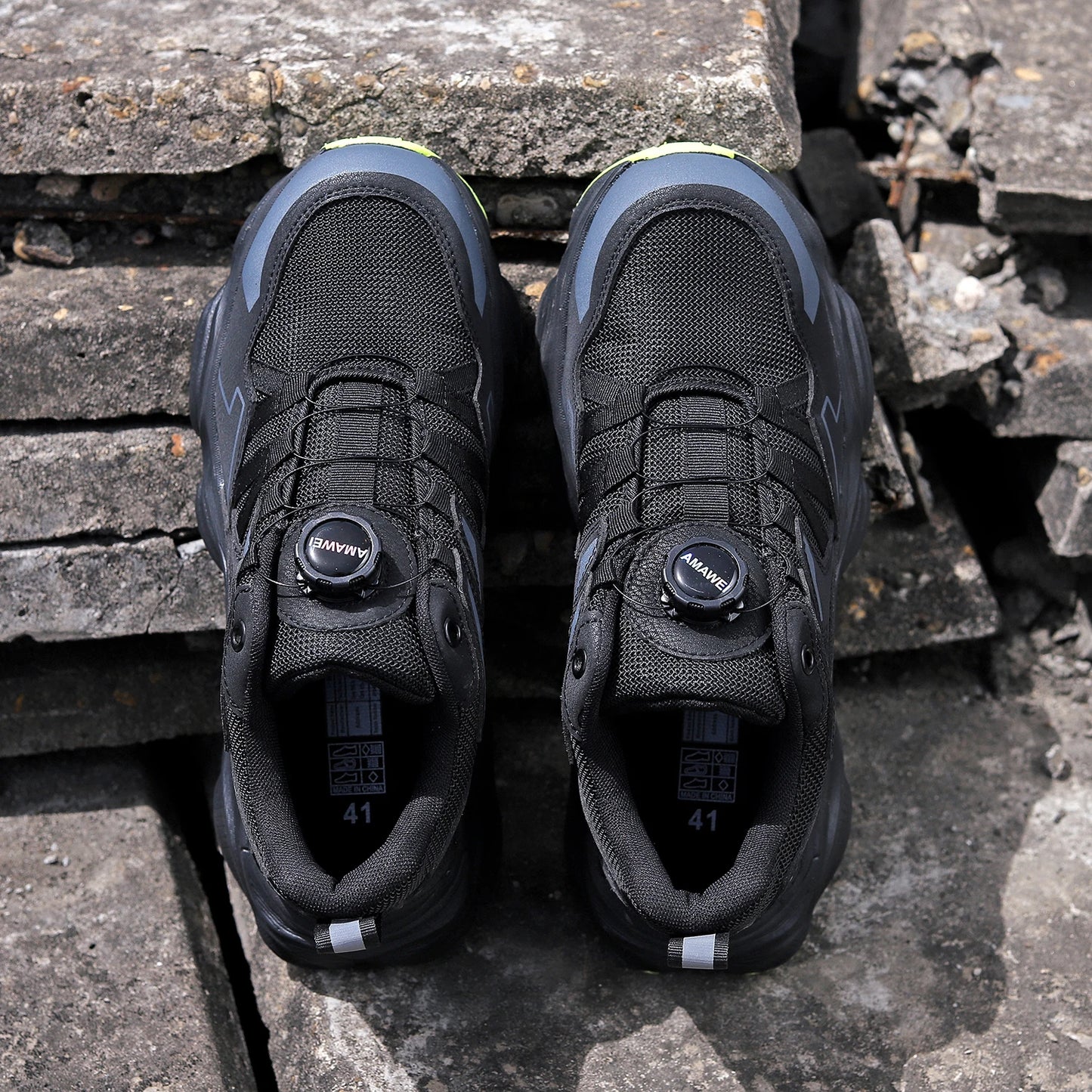 Zapatos de seguridad con puntera de acero para hombre, botas de trabajo industriales antideslizantes, antiperforación y antigolpes, ligeras y con certificación CE.