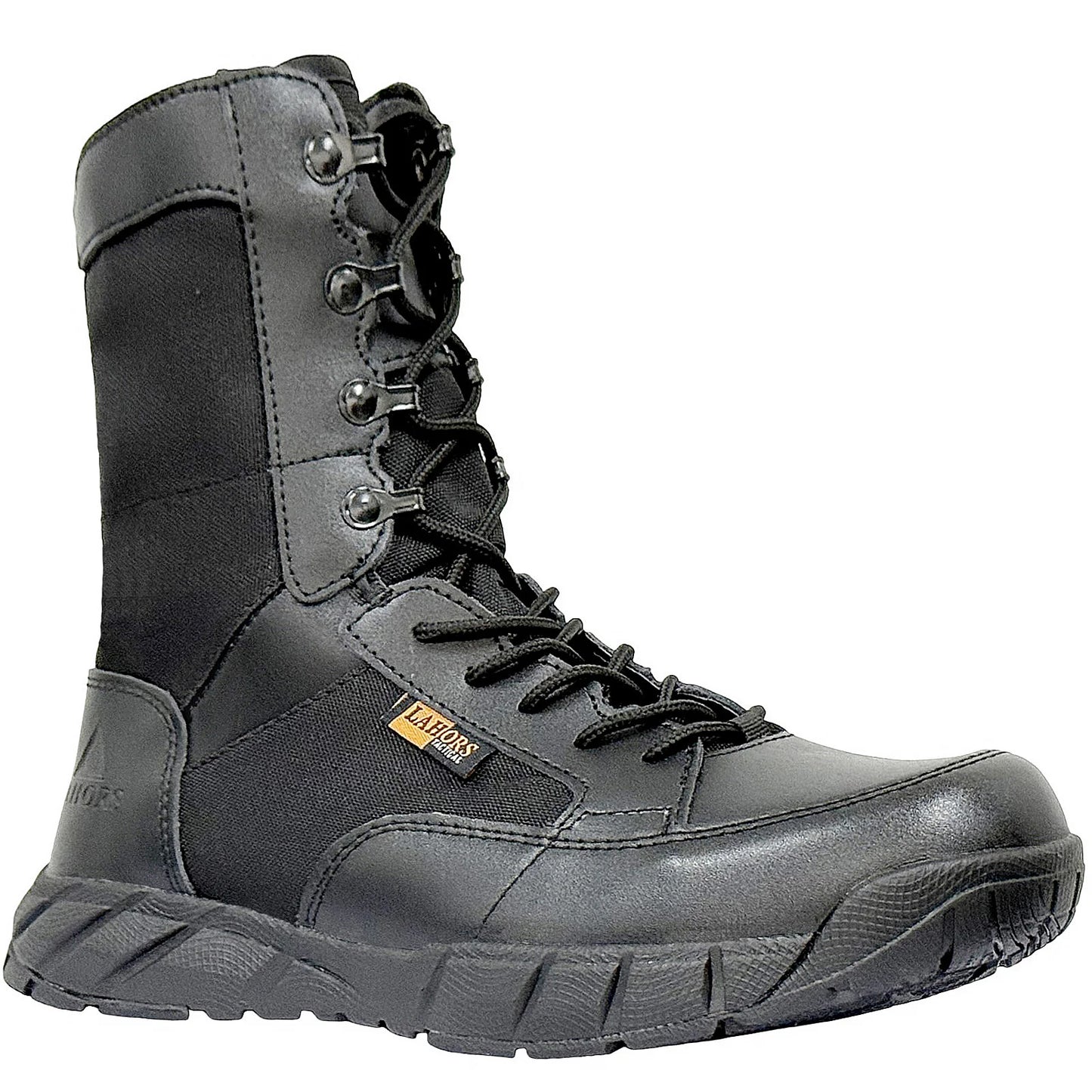 Botas tácticas ligeras originales LAHORS para hombre con cremallera, ideales para entrenamiento de combate, cordones, impermeables, transpirables y aptas para senderismo y actividades al aire libre.
