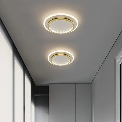 Lámpara de techo LED moderna de lujo para decoración del hogar, lámpara de iluminación para entrada, pasillo, dormitorio, sala de estar, iluminación interior
