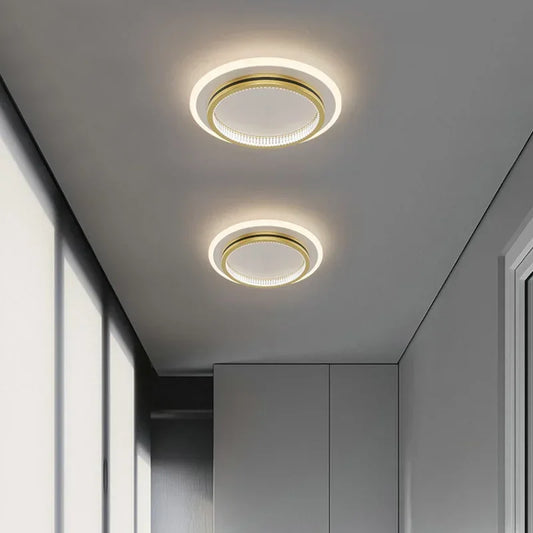 Lámpara de techo LED moderna de lujo para decoración del hogar, lámpara de iluminación para entrada, pasillo, dormitorio, sala de estar, iluminación interior