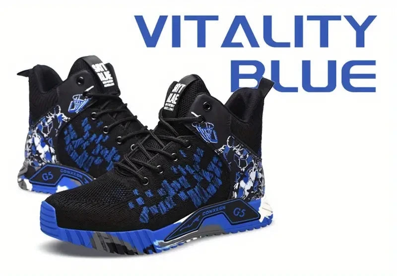 Zapatos de seguridad de caña alta con punta de acero para hombre y mujer, botas de seguridad indestructibles y antigolpes.