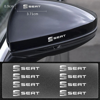Pegatinas de metal 3D para decoración interior de coche, insignias, calcomanías de estilo para Seat Cupra, León 5F, Ibiza 6L, 6J, León 1P, cojín