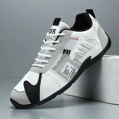 Zapatos casuales de caña baja para hombre, transpirables, estilo retro deportivo, de verano, nuevos y modernos, con suela de goma cómoda.