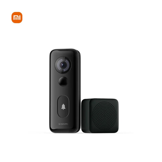 Timbre inteligente Xiaomi 3S 2K Ultra HD con visión nocturna, videoportero, batería de larga duración, reconocimiento humano por IA, compatible con la aplicación Mi Home.