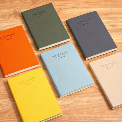 Útiles escolares, cuaderno de cuero suave con tapa de PU, cuadernos, blocs de escritura, cuaderno de oficina, diario, libro, papelería, cuaderno escolar