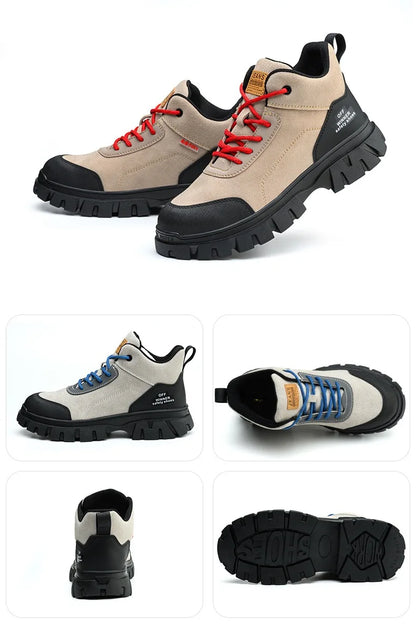 Zapatos de seguridad para electricistas, aislantes de 6 kV, antiaplastamiento y antiperforación, calzado de seguridad para hombres, para obras de construcción, zapatos de algodón.