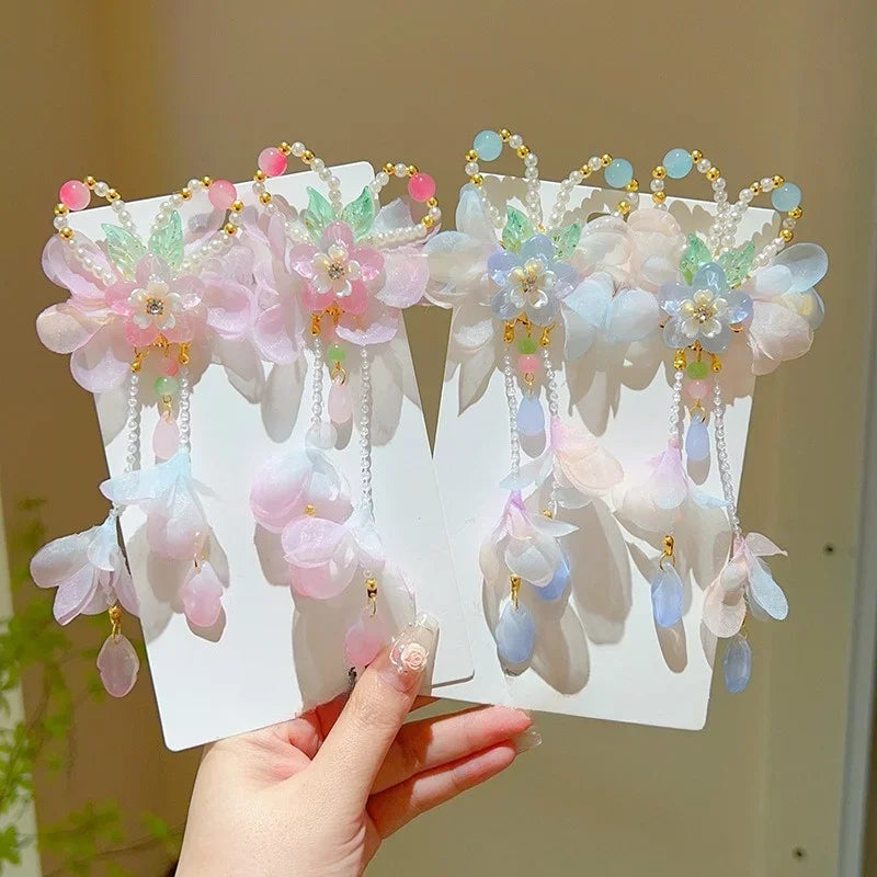 Accesorios para niños, accesorios para el cabello de fiesta de princesas, regalo cultural infantil, accesorios para el cabello de niña, horquillas y pinzas para el cabello