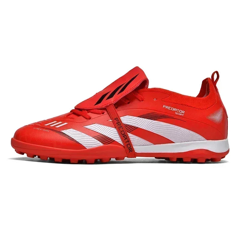 Botas de fútbol de entrenamiento para césped, antideslizantes, para hombre, para interior, de corte bajo, unisex